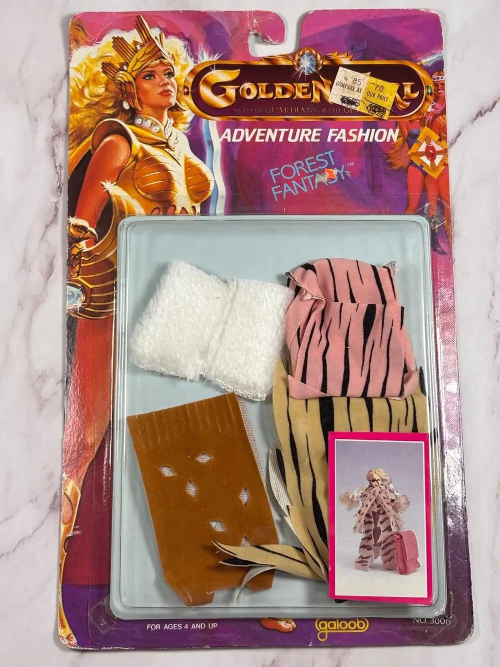 Vintage 1984 GALOOB Golden Girls Adventure Fashion Forest Fantasy Outfits New